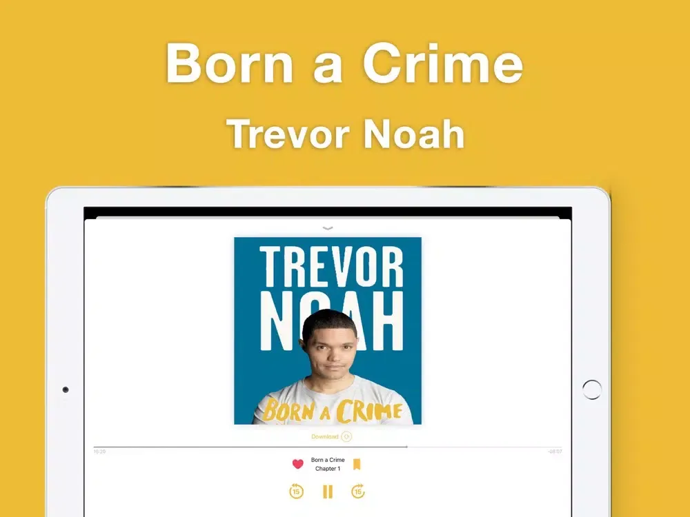 Скриншоты Born a crime - audiobook iPad 