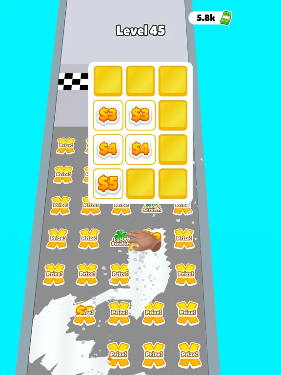 Scratch Rush! iPad  Screenshots