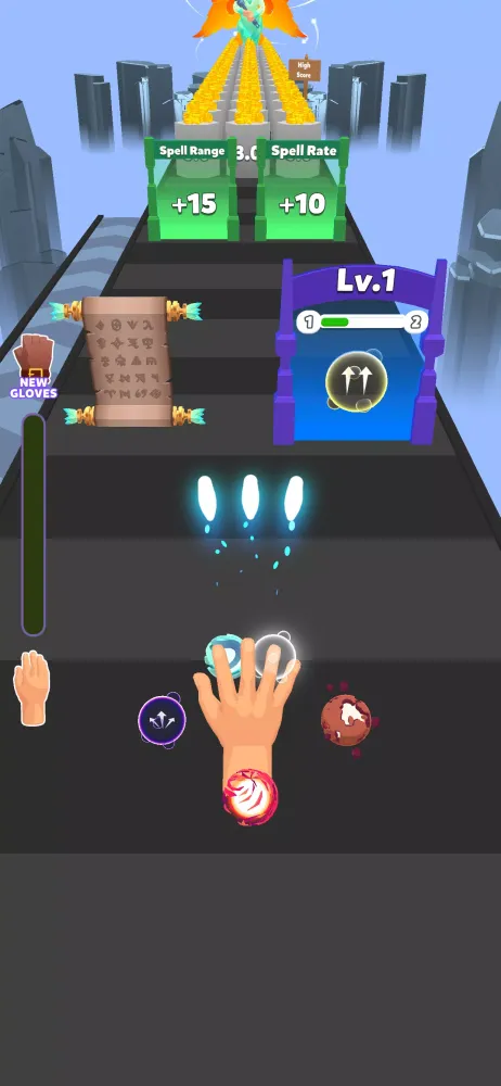 Capturas de tela do Spell Circle