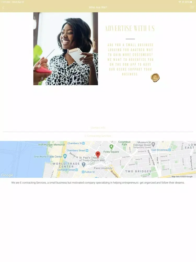 E Contracting Services iPad  Screenshots