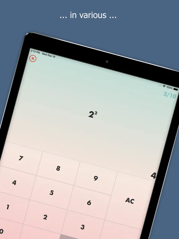 تصاویر Mental Math: Training Games iPad 
