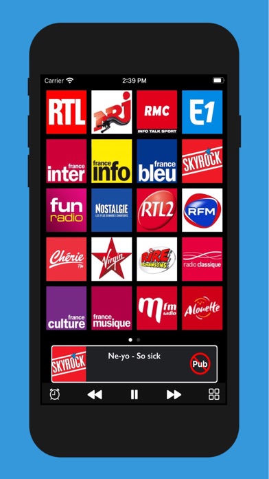 Capturas de pantalla de Radios FM: Top France
