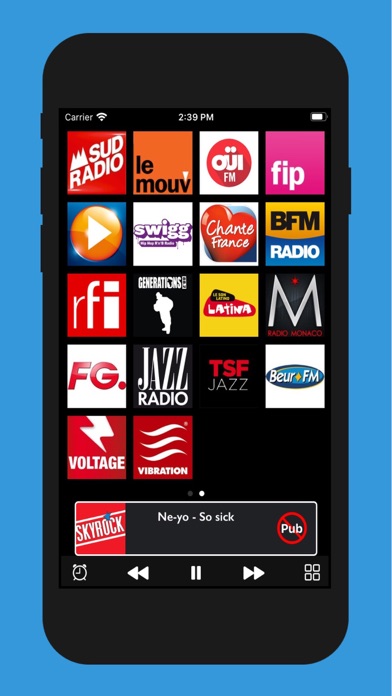 Capturas de pantalla de Radios FM: Top France