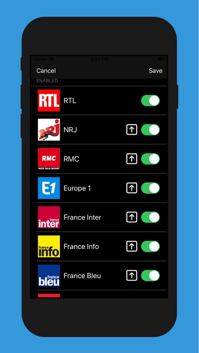 Capturas de pantalla de Radios FM: Top France