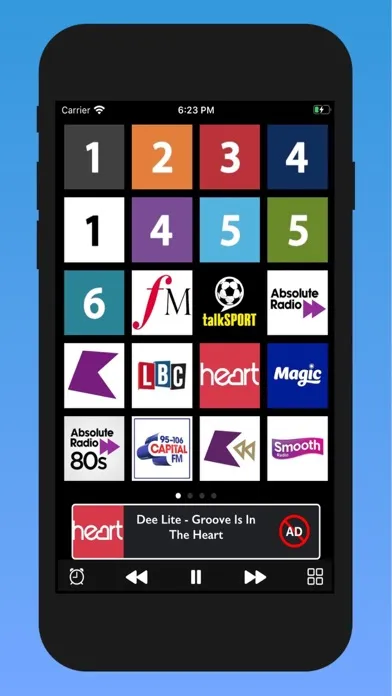 Screenshot di British Radios