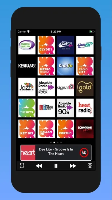 Screenshot di British Radios