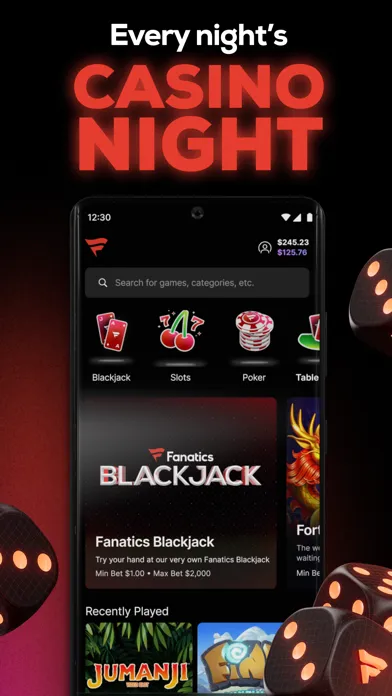 Fanatics Sportsbook & Casino 스크린샷