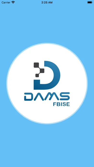 ภาพหน้าจอของ FBISE DAMS
