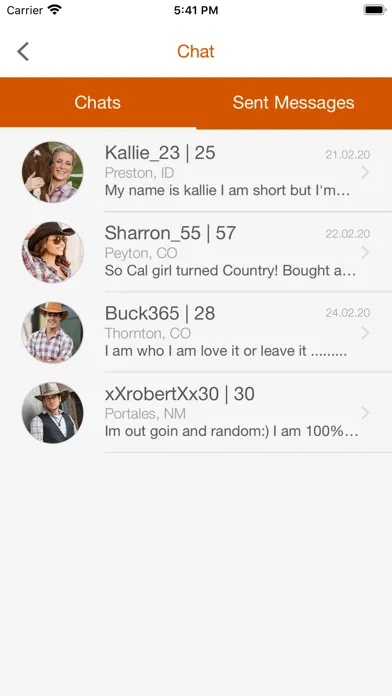 Captures d'écran de Cowboy Singles
