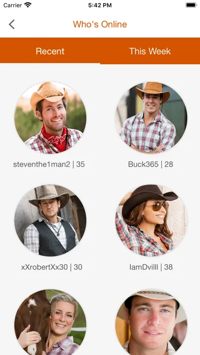 Captures d'écran de Cowboy Singles