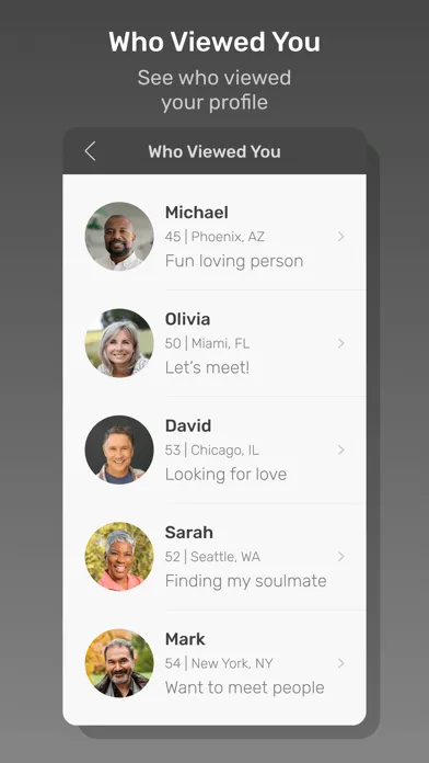 Dating A Widower App 스크린샷