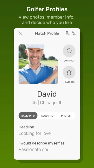 Скриншоты Meet Local Golfers