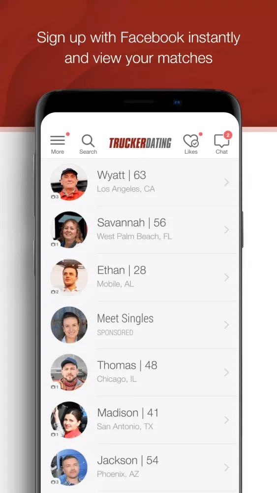 Trucker Dating Screenshots