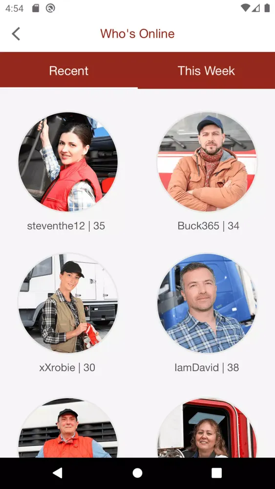 Trucker Dating Screenshots