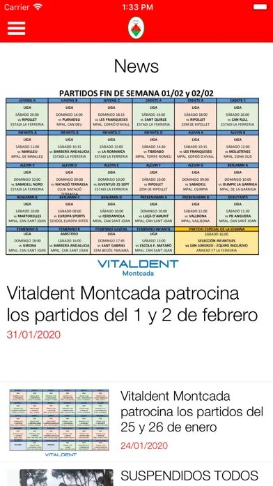 FB Montcada سکرین شاٹس