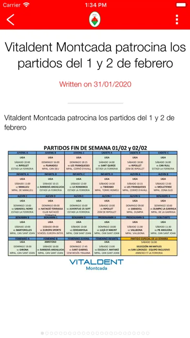 FB Montcada سکرین شاٹس