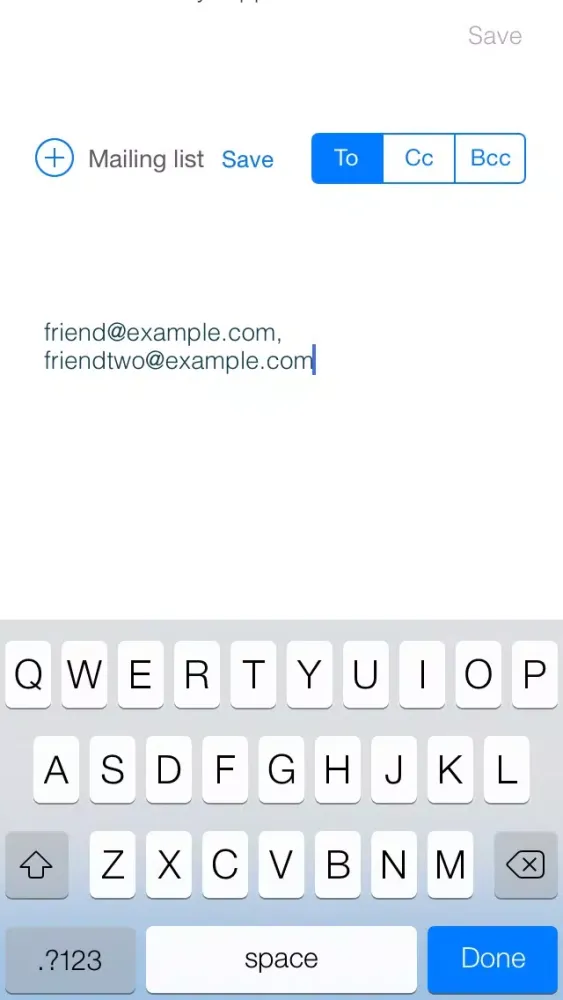 HelloGoodbye: group email and templates应用截图