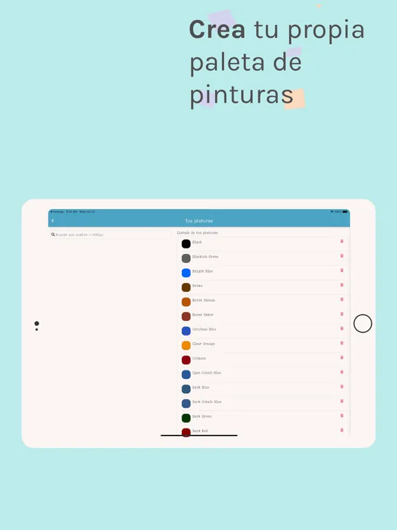 Colores y pinturas iPad 應用截圖