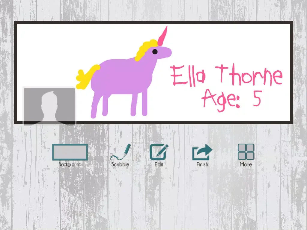 Capturas de tela do Cover Photo Scribbler for Facebook iPad 