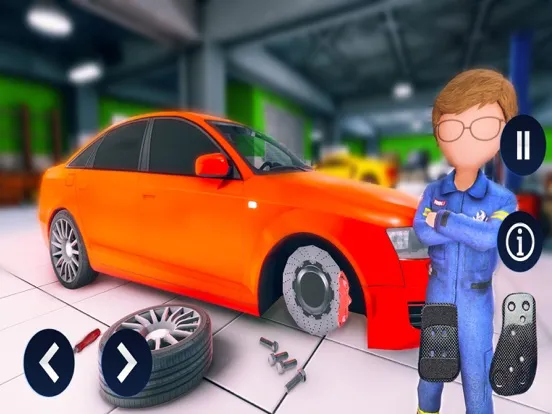 Stickman Car Mechanic Junkyard iPad  स्क्रीनशॉट