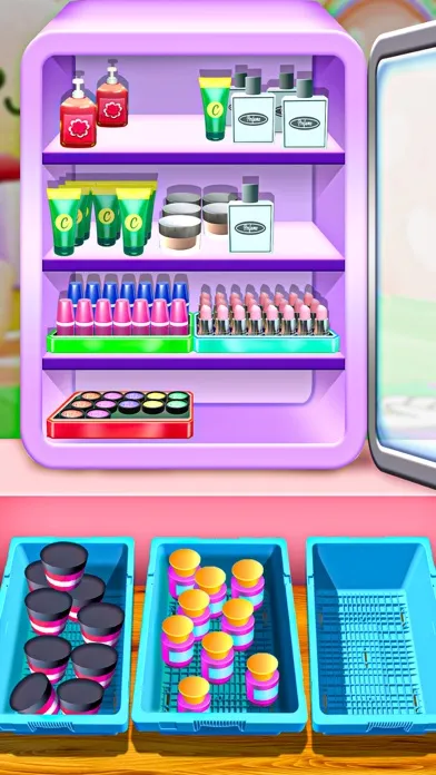 Capturas de tela do DIY Supermarket Organizer Game