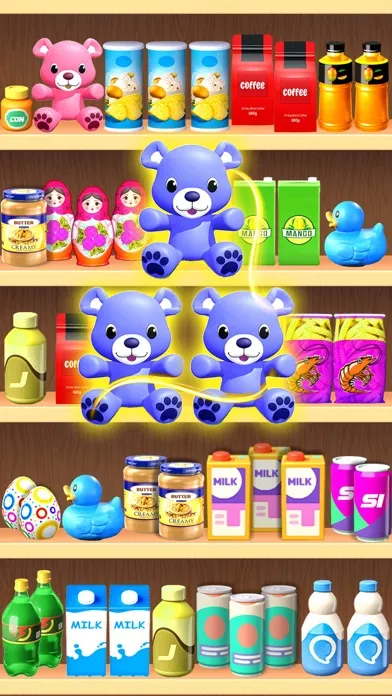 Capturas de tela do DIY Supermarket Organizer Game