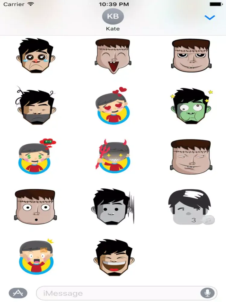 Boy & Girl Cute - Fc Sticker iPad  স্ক্রিনশট