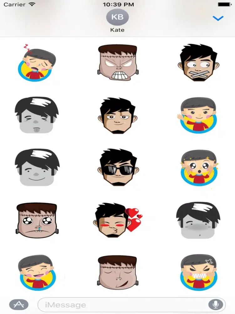 Boy & Girl Cute - Fc Sticker iPad  স্ক্রিনশট