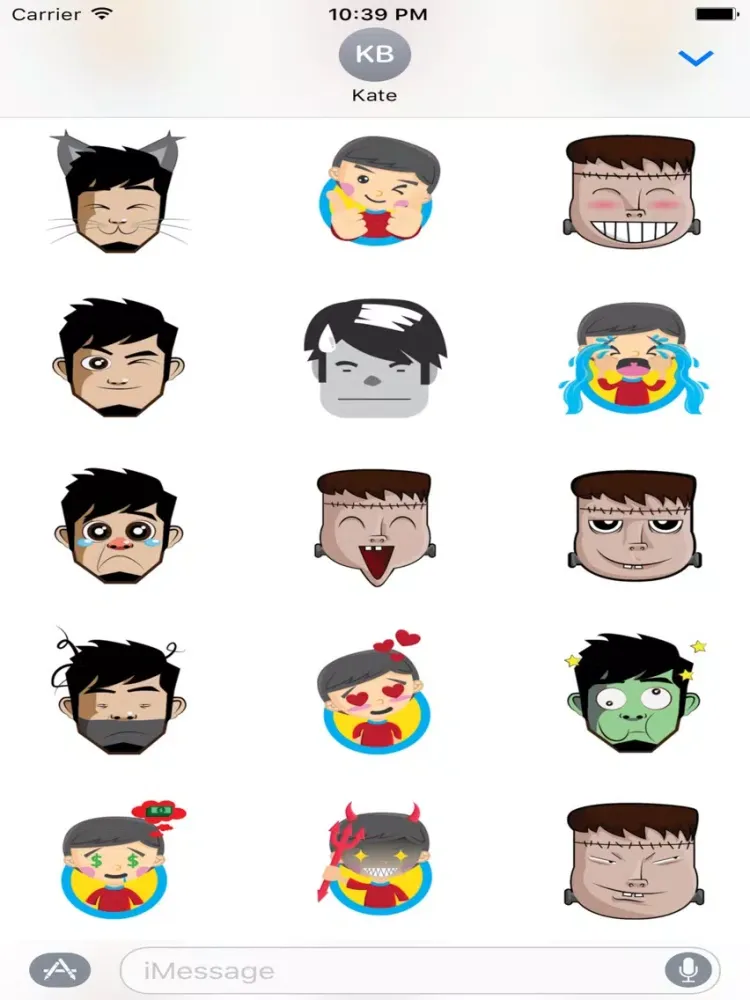 Boy & Girl Cute - Fc Sticker iPad  স্ক্রিনশট
