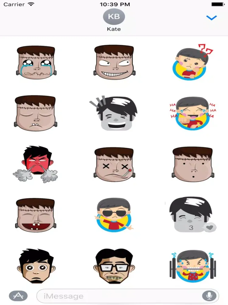 Boy & Girl Cute - Fc Sticker iPad  স্ক্রিনশট