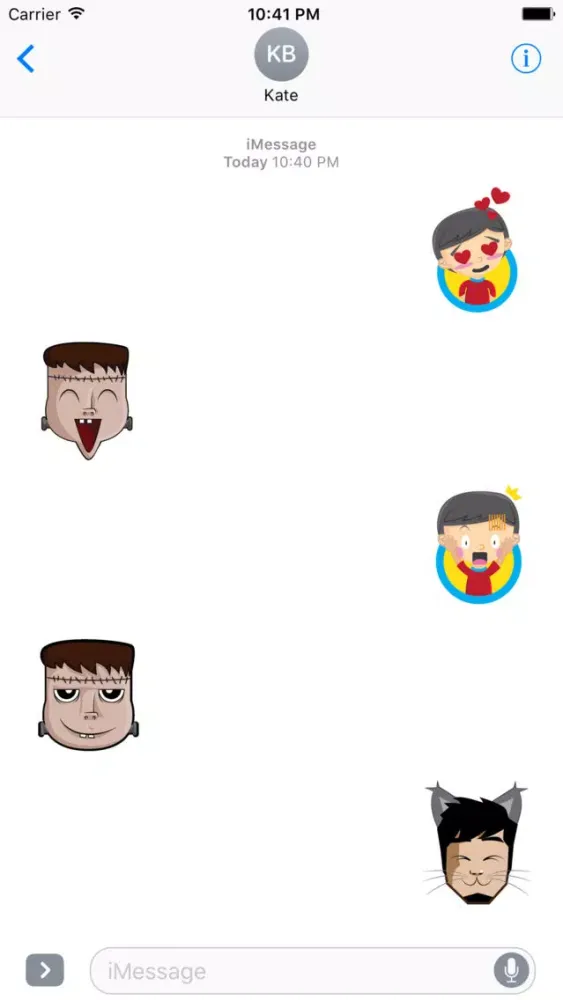 Boy & Girl Cute - Fc Sticker স্ক্রিনশট