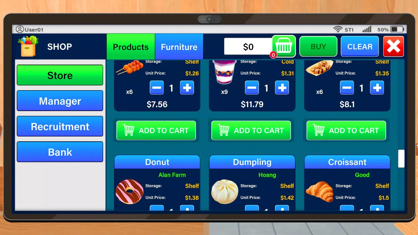 Capturas de pantalla de Fast Food Kingdom Simulator