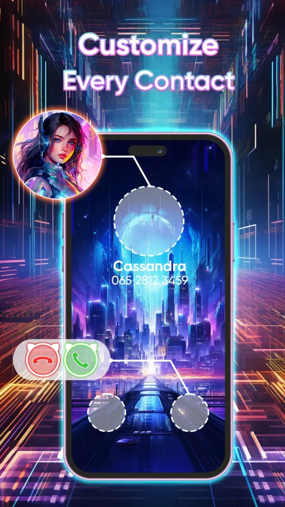 Color Phone Theme: Call Screen Screenshots