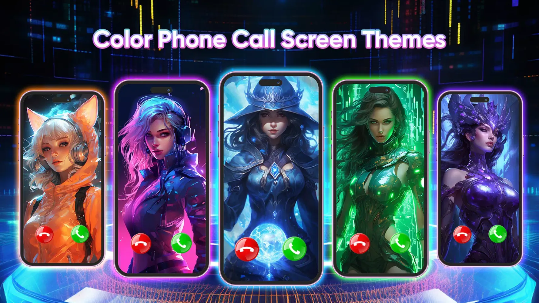 Color Phone Theme: Call Screen Screenshots