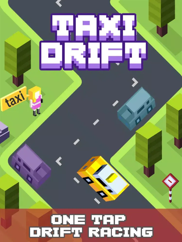 Tangkapan skrin Taxi Drift iPad 