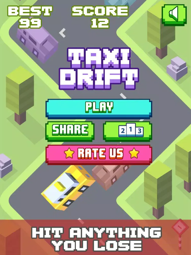 Tangkapan skrin Taxi Drift iPad 