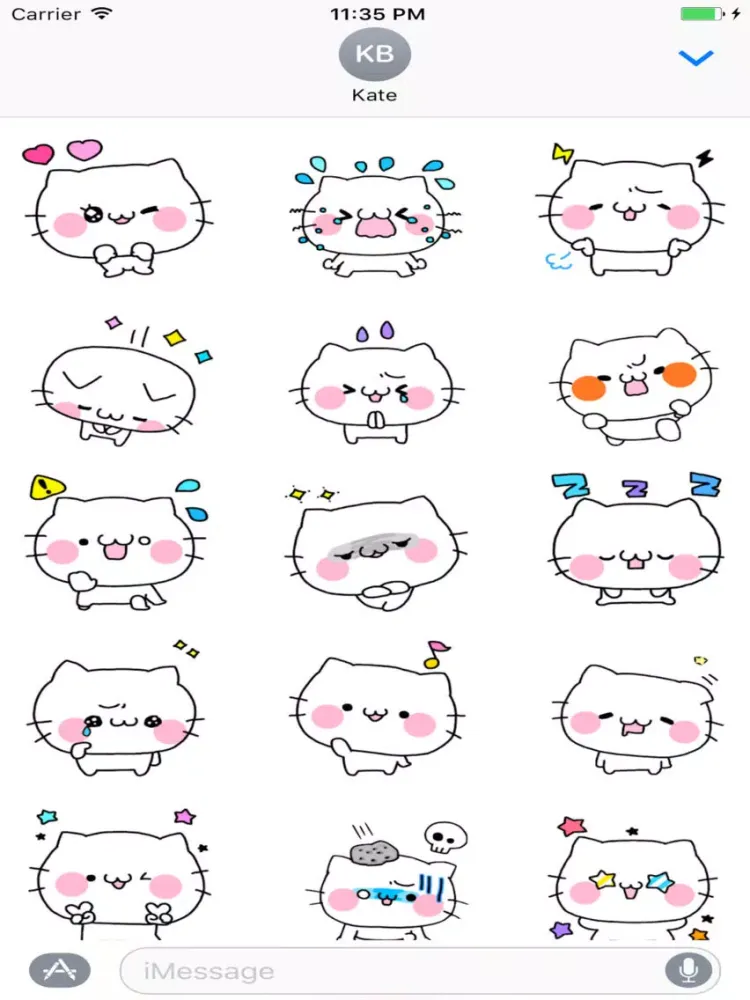 Captures d'écran de Cute Funny Cats - Fc Sticker iPad 