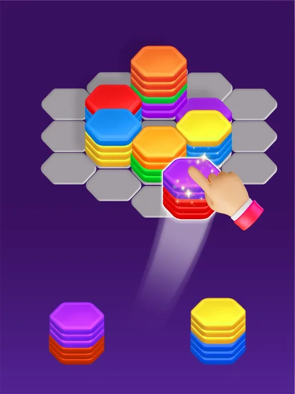 Hexa Color Sorting Puzzle iPad  스크린샷