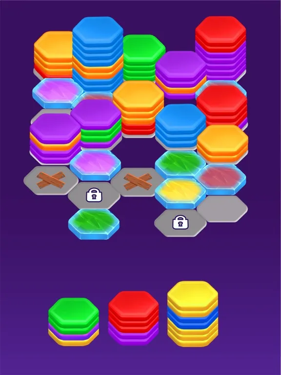 Hexa Color Sorting Puzzle iPad  스크린샷
