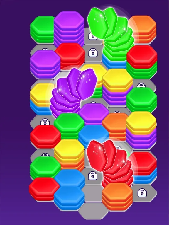 Hexa Color Sorting Puzzle iPad  스크린샷