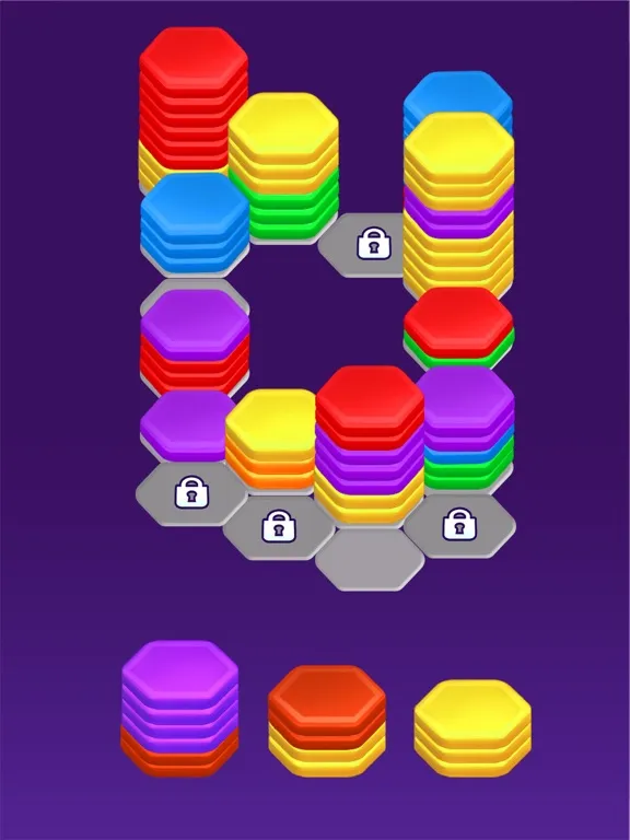 Hexa Color Sorting Puzzle iPad  스크린샷