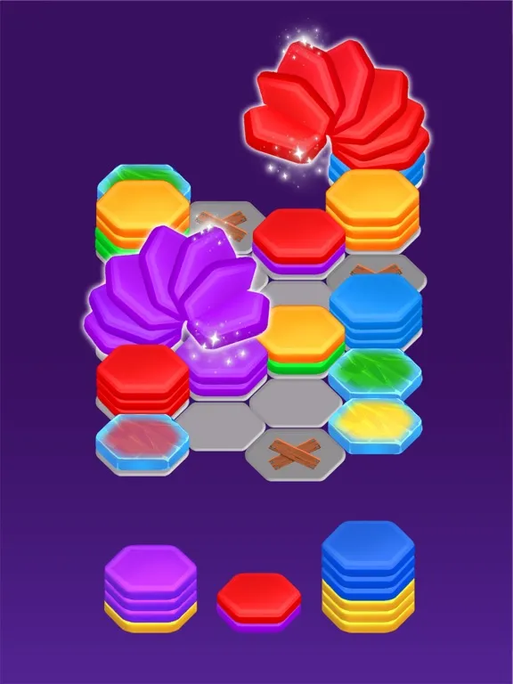 Hexa Color Sorting Puzzle iPad  스크린샷