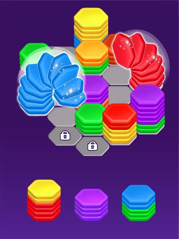 Hexa Color Sorting Puzzle iPad  스크린샷
