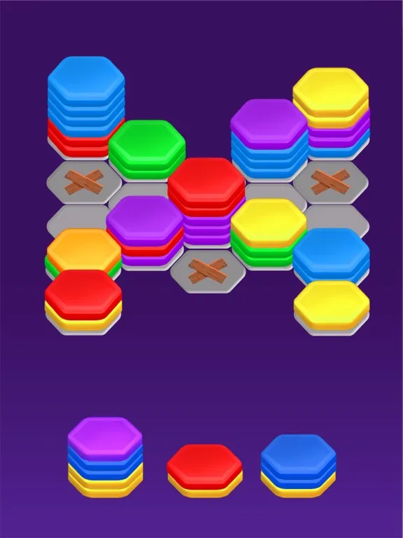 Hexa Color Sorting Puzzle iPad  스크린샷