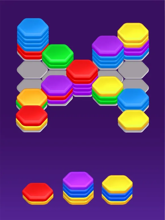 Hexa Color Sorting Puzzle iPad  스크린샷