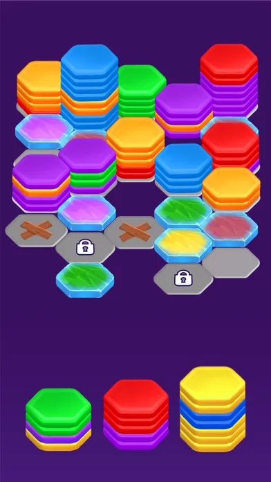 Hexa Color Sorting Puzzle 스크린샷