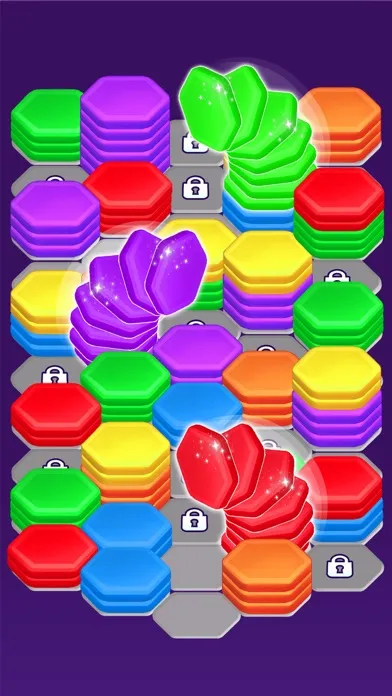 Hexa Color Sorting Puzzle 스크린샷