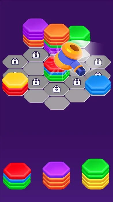 Hexa Color Sorting Puzzle 스크린샷