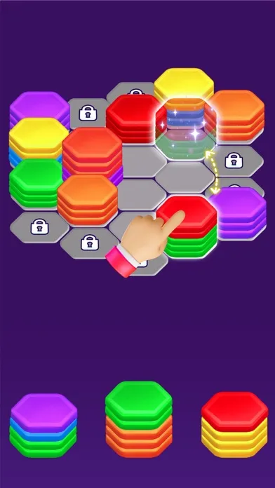 Hexa Color Sorting Puzzle 스크린샷