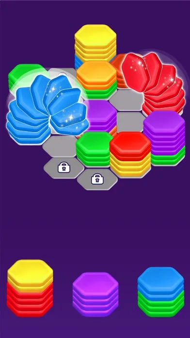 Hexa Color Sorting Puzzle 스크린샷